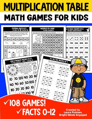 Multiplication Table Games: Math Games for Kids - Putman, Laura