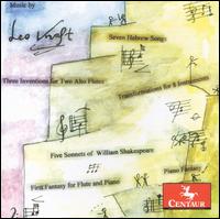 Music by Leo Kraft - Carol Baron (piano); Chris Finckel (cello); Christopher Oldfather (piano); Curtis Macomber (violin); David Jolley (horn);...