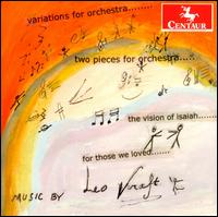 Music by Leo Kraft - Slovak National Opera Chorus (choir, chorus); Moravian Philharmonic Orchestra; Joel Eric Suben (conductor)