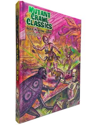 Mutant Crawl Classics Core Rulebook - Hardcover Edition - Wampler, Jim