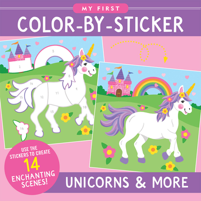 My First Color-By-Sticker Book-Unicorns & More - Peter Pauper Press