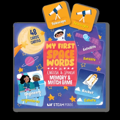 My First Space Words in English & Spanish Memory Game - Lil' Libros; Gomez, Jayri