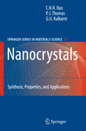 Nanocrystals:: Synthesis, Properties and Applications