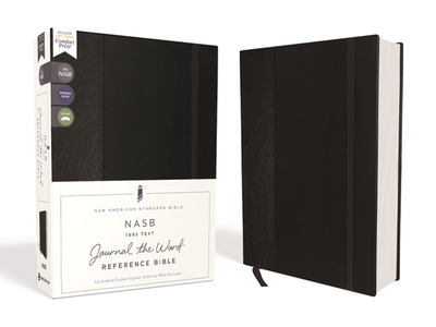 Nasb, Journal the Word Reference Bible, Hardcover, Black, Elastic Closure, Red Letter Edition, 1995 Text, Comfort Print: Let Scripture Explain Scripture. Reflect on What You Learn. - Zondervan