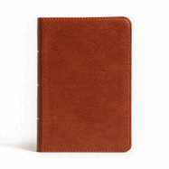 NASB Large Print Compact Reference Bible, Burnt Sienna Leathertouch