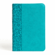 NASB Large Print Compact Reference Bible, Teal Leathertouch