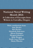 National Novel Writing Month 2013