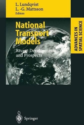 National Transport Models - Lundqvist, Lars (Editor), and Mattsson, Lars-Goran (Editor)