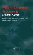 Natural Language Processing: Semantic Aspects