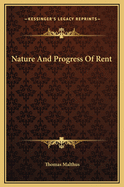 Nature and Progress of Rent