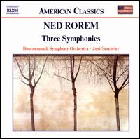 Ned Rorem: Three Symphonies - Bournemouth Symphony Orchestra; Jos� Serebrier (conductor)