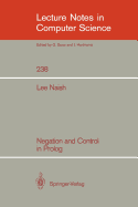 Negation and Control in PROLOG