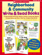 Neighborhood & Community Write & Read Books: Grades K-2