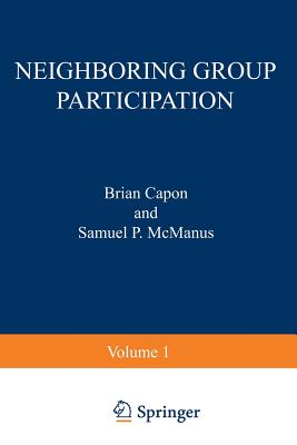 Neighboring Group Participation: Volume 1 Withdrawn - Capon, Brian (Editor)