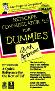 Netscape Communicator 4.5 for Dummies Quick Reference