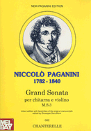 Niccolo Paganini: Grand Sonata: M.S. 3 for Guitar & Violin