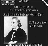 Niels W. Gade: The Complete Symphonies, Vol. 1 - Stockholm Sinfonietta; Neeme J�rvi (conductor)