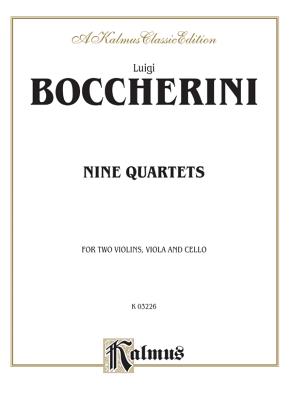 Nine Selected String Quartets - Boccherini, Luigi (Composer)