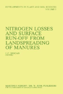 Nitrogen Losses and Surface Run-Off from Landspreading of Manures