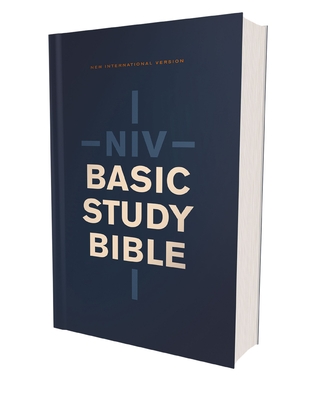 Niv, Basic Study Bible, Economy Edition, Paperback, Blue, Red Letter - Zondervan