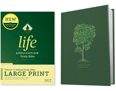 NLT Life Application Study Bible, Third Edition, Large Print (Red Letter, Hardcover)
