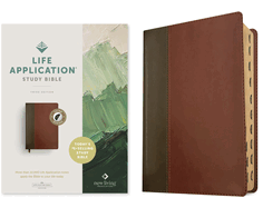 NLT Life Application Study Bible, Third Edition (Red Letter, Leatherlike, Brown/Tan)