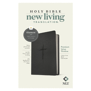 NLT Premium Value Thinline Bible, Filament Enabled (Leatherlike, Trinity Cross Black)