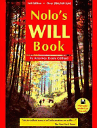 Nolo's Will Book Book with Disk