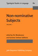 Non-Nominative Subjects: Volume 1