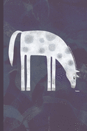 Notes: A Blank Dot Grid Notebook with Dappled Horse Cover Art