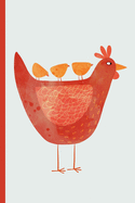 Notes: A Blank Sketchbook with Hen and Chicks Cover Art