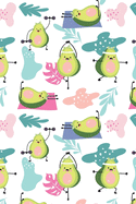 Notes: Avocado / Medium Size Notebook with Lined Interior, Page Number and Daily Entry Ideal for Organization, Taking Notes, Journal, Diary, Daily Planner