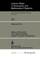Notes on Economic Time Series Analysis: System Theoretic Perspectives