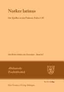 Notker Latinus. Die Quellen zu den Psalmen
