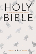 NRSV Catholic Bible, Anglicised Edition, Cream Hardback, Silver Foiled Eagle, Two Ribbon Markers, NRSV New Revised Standard Version, Hardback, Standard size