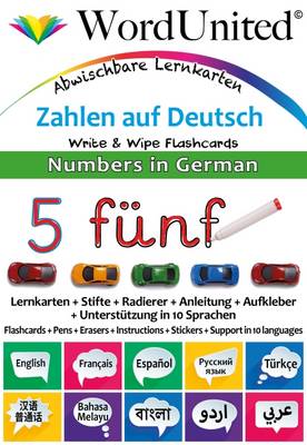 Numbers in German: Write & Wipe Flashcards - 