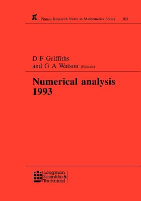 Numerical Analysis 1993 - Griffiths, D F, and Watson, G a