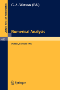 Numerical Analysis: Proceedings of the Dundee Conference on Numerical Analysis, 1975