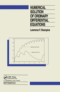 Numerical Solution of Ordinary Differential Equations