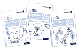 Numicon: Number, Pattern and Calculating 2 Explorer Progress Books ABC (Mixed pack)