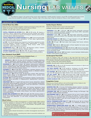 Nursing: Lab Values - Henry