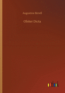 Obiter Dicta