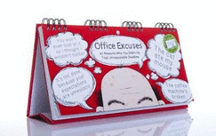 Office Excuses Flip Book