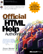 Official Microsoft HTML Help Authoring Kit - Wexler, Steve, and Foster, Brett