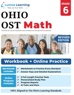 Ohio State Test Prep: 6th Grade Math Practice Workbook and Full-length Online Assessments: OST Study Guide