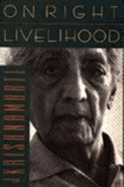 On Right Livelihood