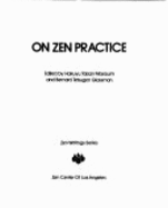 On Zen Practice