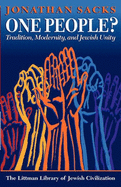 One People?: Tradition, Modernity and Jewish Unity