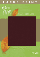 One Year Premium Slimline Bible-NIV-Large Print