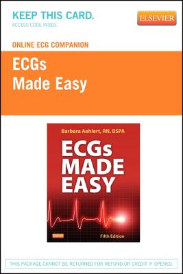 Online ECG Companion for Ecgs Made Easy (User Guide and Access Code) - Aehlert, Barbara, President, R.N.